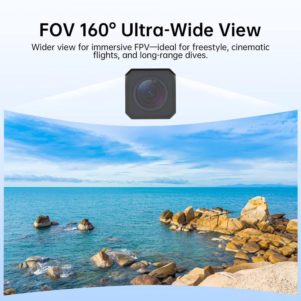 CADDXFPV Moonlight records in 4K 60fps for cinematic FPV footage