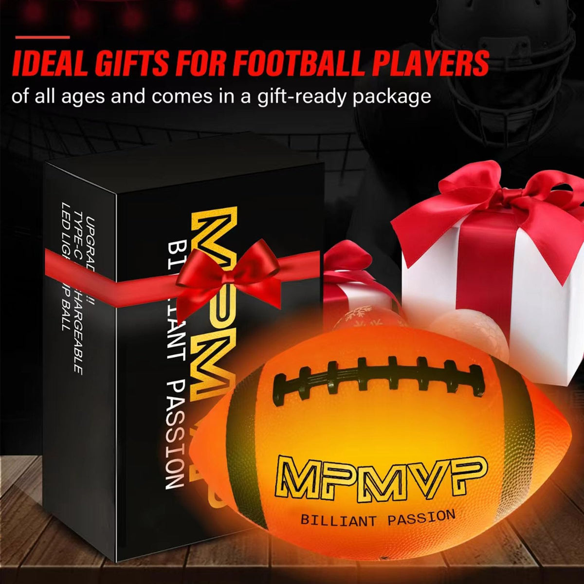 Cadyaw glow football makes a great gift for teens