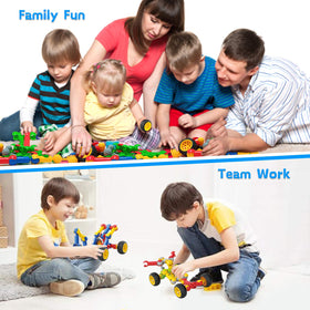 Caferria ABS-safe construction blocks in bright colors for safe play.