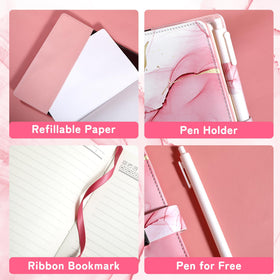 CAGIE refillable inner pages provide lasting use while protecting the cover.