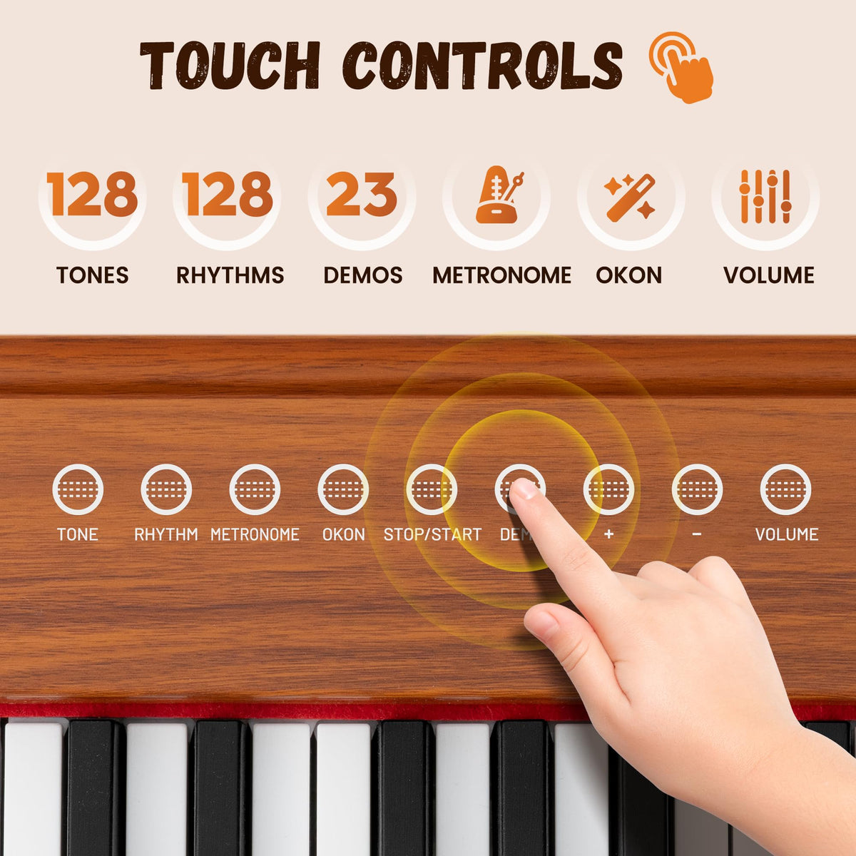 CAHAYA wooden construction emphasizes safe edges for worry-free play