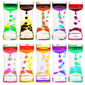 CAILINK liquid motion bubbler timer collection with colorful drops for calming desk decor