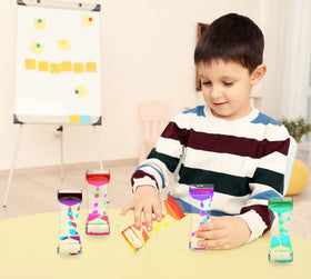 CAILINK timer demonstrating shake-altered motion for sensory play