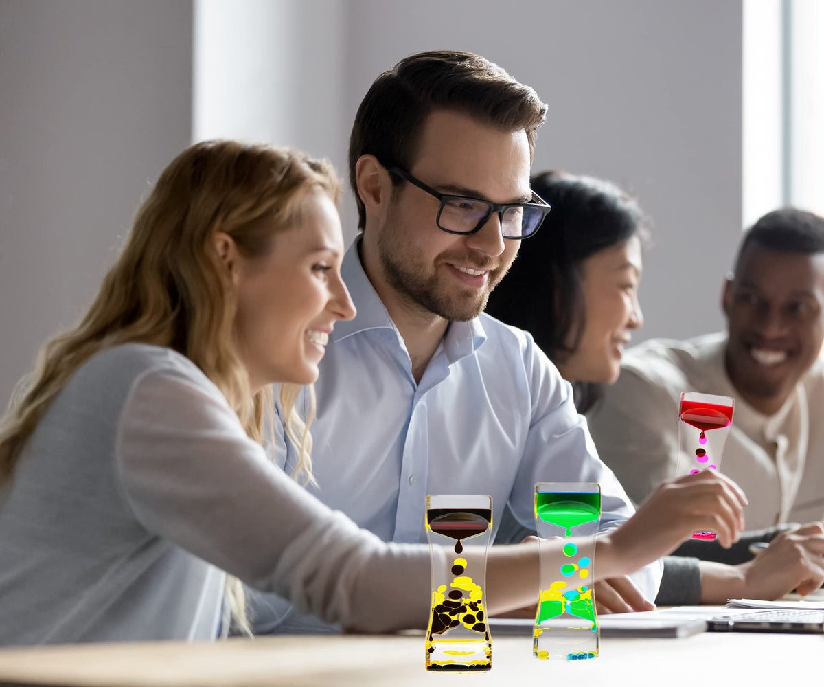 CAILINK liquid motion bubbler timer highlighting stress relief through motion