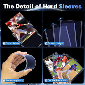 CAKKAGAMA crystal-clear polypropylene preserves card clarity over time