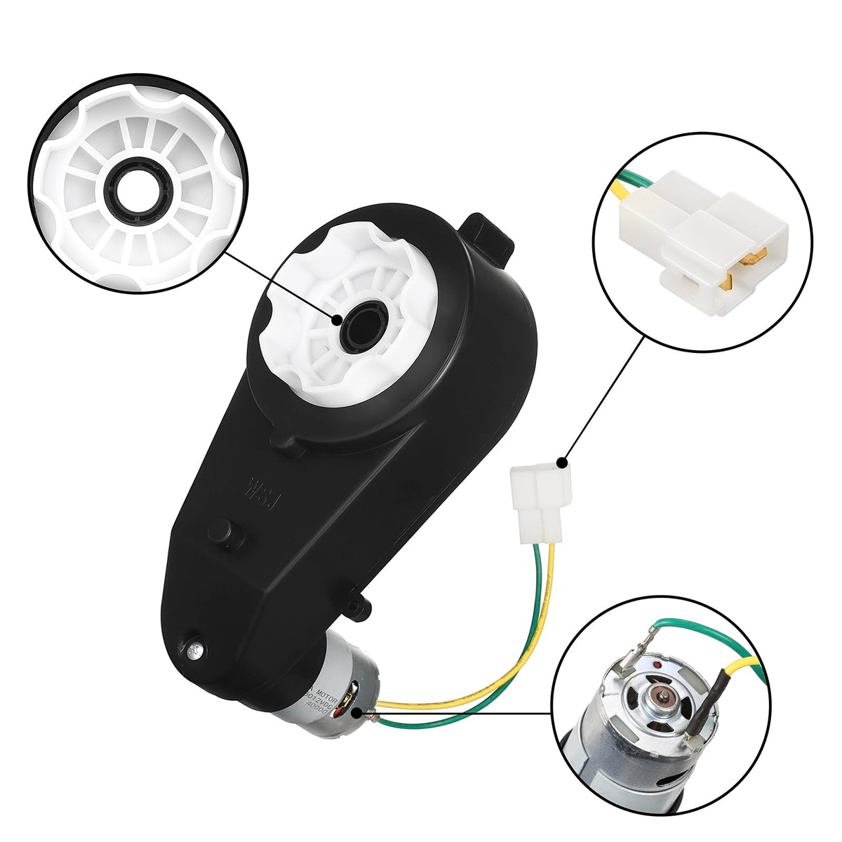 CAKULA high-strength plastic gearbox shell offers durable replacement