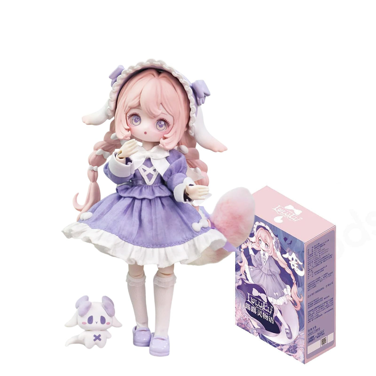 CALEMBOU BJD Lulu Elf 8-inch front view for elegant display.