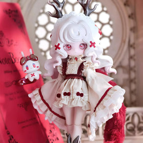 CALEMBOU Lulu Elf 8-inch closeup paints show delicate finish.