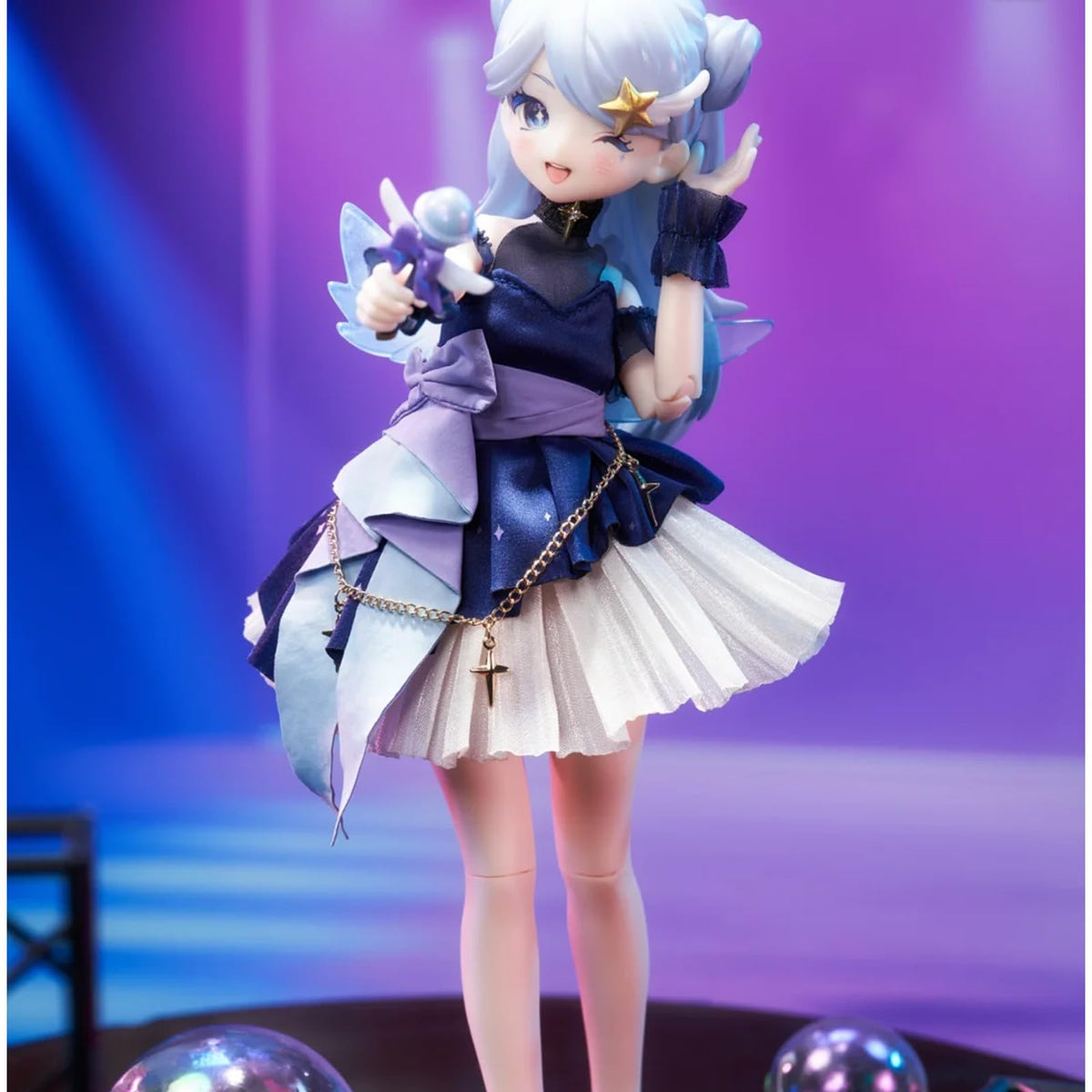 CALEMBOU MJD Light Nightmare Twin display-ready doll for shelves and showcases.