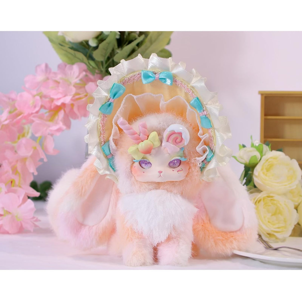 CALEMBOU Plush Blind Box collectible setup ideal for diorama scenes.