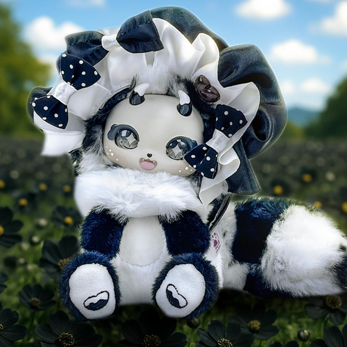 CALEMBOU kawaii plush doll close-up—soft texture and vibrant colors.