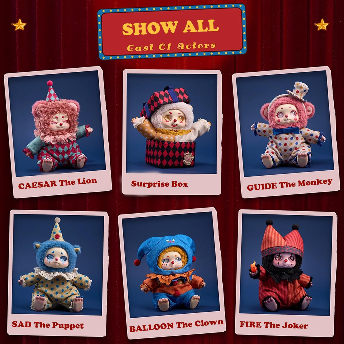 CALEMBOU soft cotton plush fabric doll offers comfortable touch