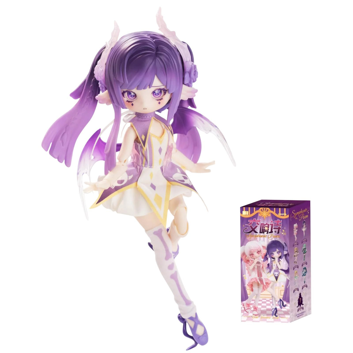 CALEMBOU Luluya Symphonic Poetry 16cm doll portrait showcases vivid tones for display.