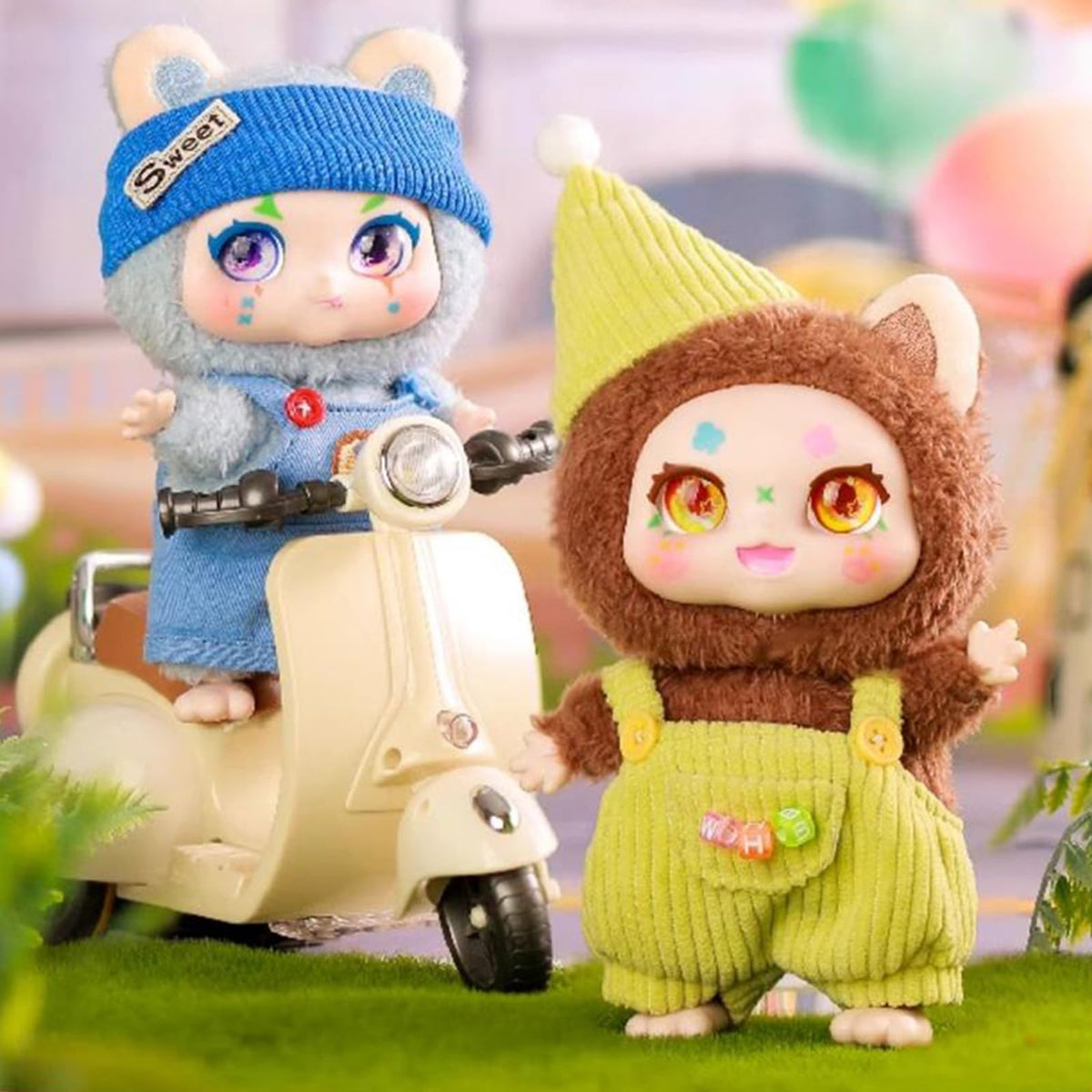 calembou vinyl plush includes metal ring for easy carrying