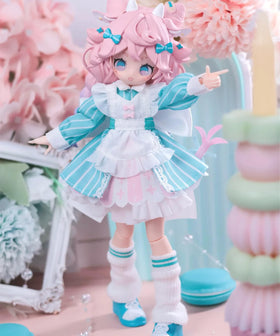 CALEMBOU Sugary Girls blind box unboxing captures surprise and delight.