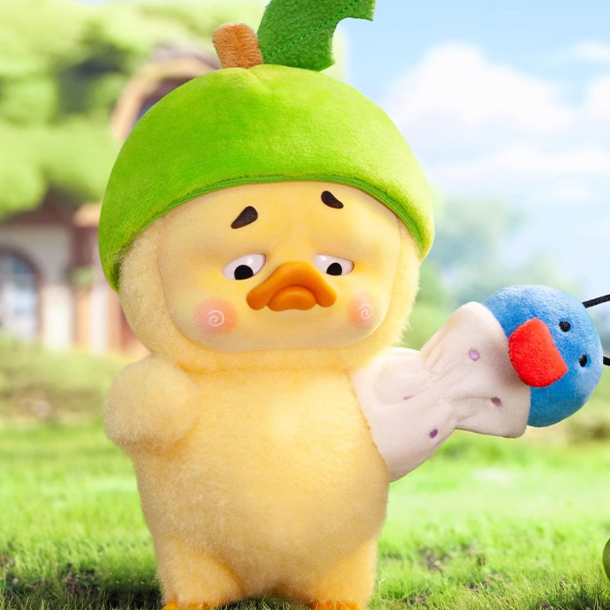 Calembou Upsetduck plush doll, gift-ready for birthdays or holidays.
