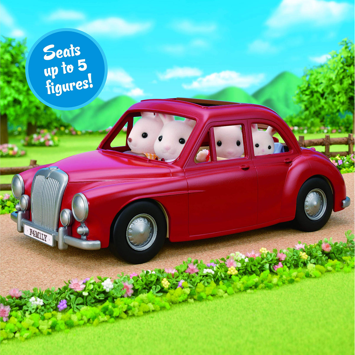 Calico Critters five-seater vehicle ideal for imaginative family trips.