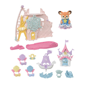 Calico Critters Baby Dream Amusement Park works well with other sets for expanded scenes.
