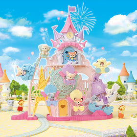 Calico Critters Baby Dream Amusement Park Rocketship sparks space-themed pretend adventures.