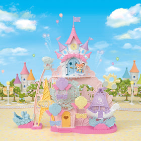 Calico Critters Baby Dream Amusement Park rocking Pirate Ship invites nautical role-play.