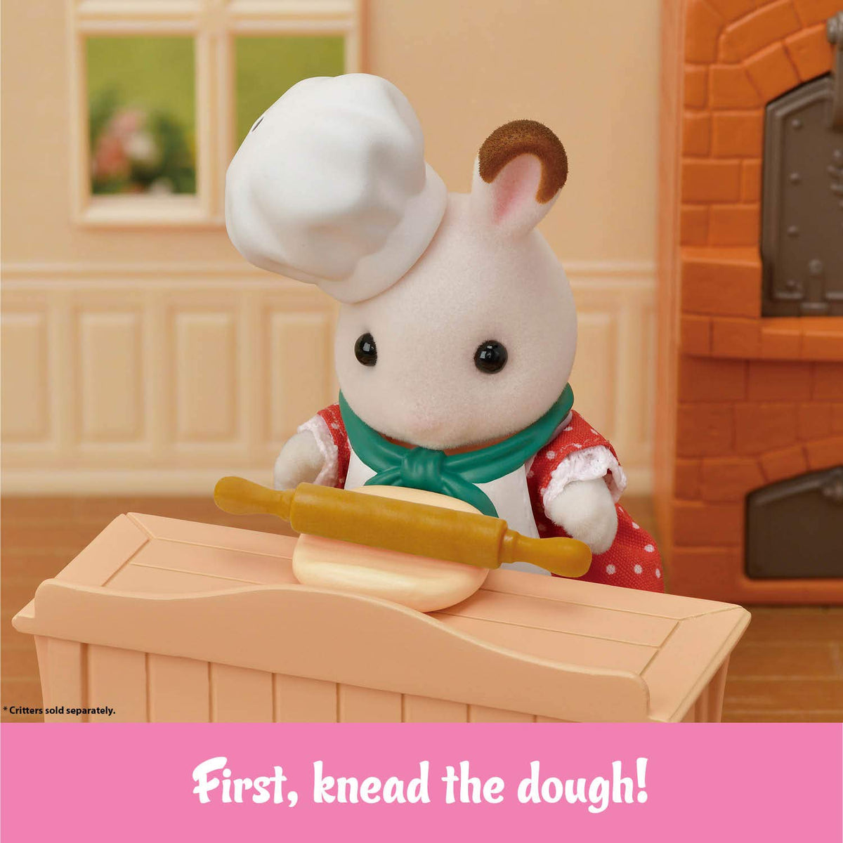 Calico Critters cash register door adds realistic checkout moments