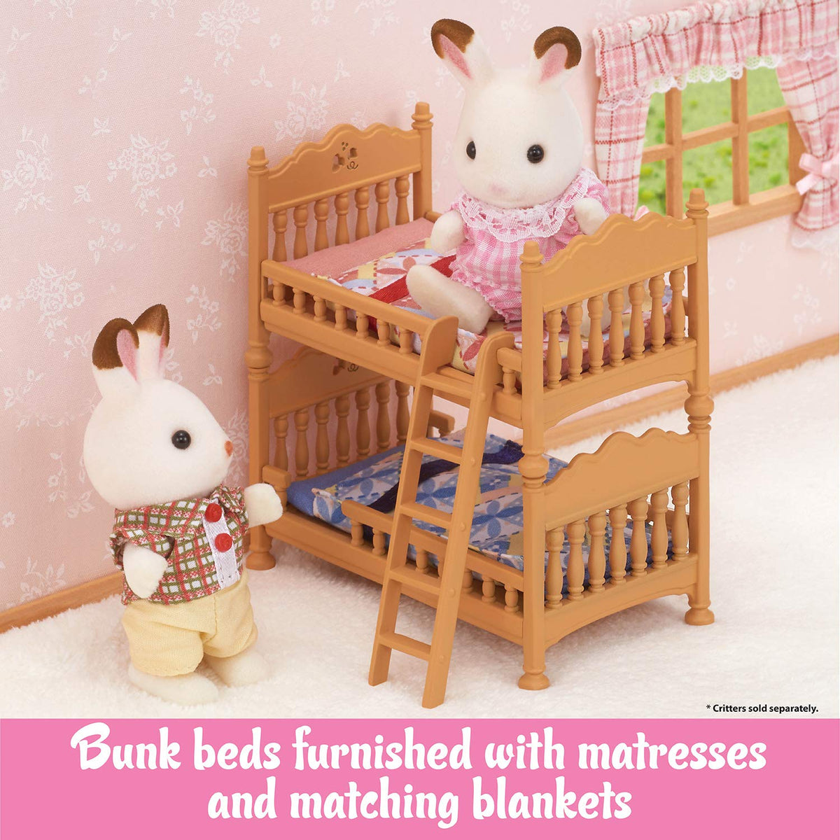 Calico Critters globe included for imaginative learning during play.