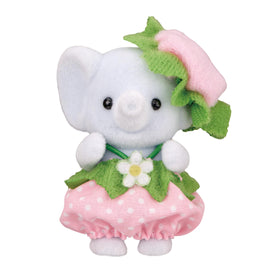 Calico Critters berry collection display; encourages collection and display.