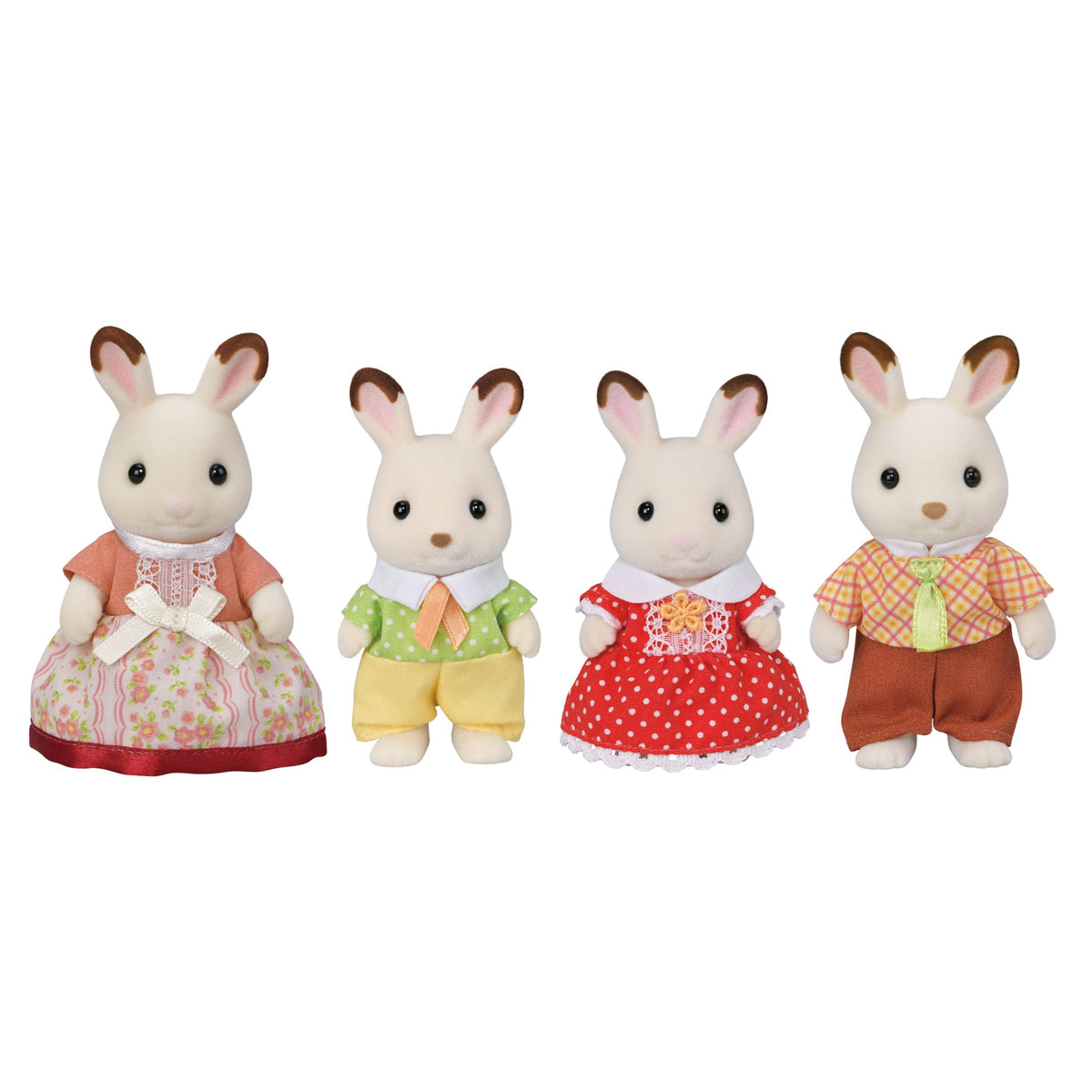 Calico Critters Chocolate Rabbit Family figure for imaginative play and storytelling.