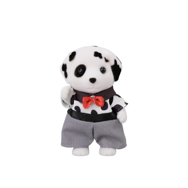 Calico Critters Dalmatian Family suitable for ages three and up for safe play.