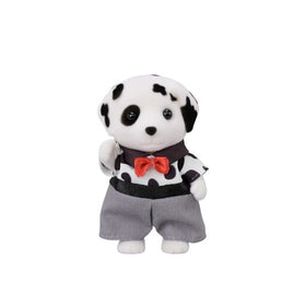 Calico Critters Dalmatian Family suitable for ages three and up for safe play.