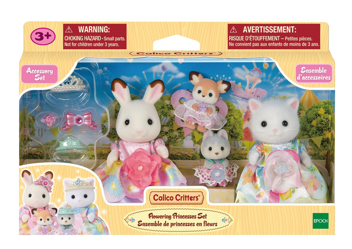 Calico Critters Flowering Princesses Set suitable for ages three and up for creative exploration