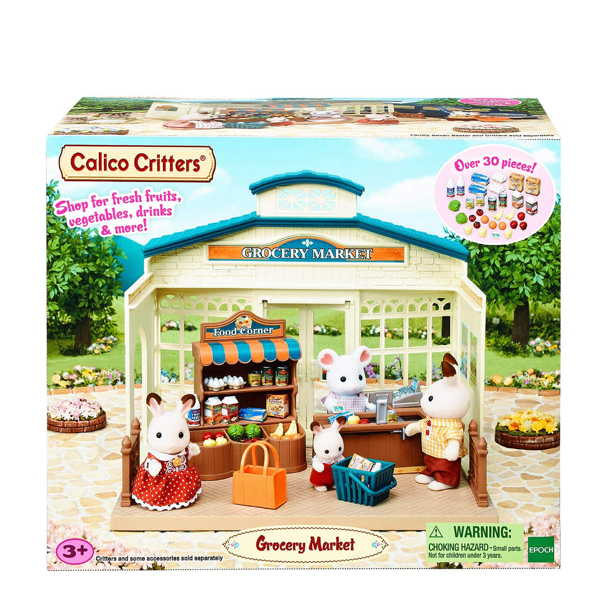 Calico Critters Grocery Market modular design enabling flexible play spaces