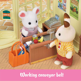 Calico Critters Grocery Market cash register for interactive checkout play