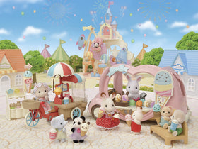 Calico Critters Ice Cream Van four sets of chocolate ear toppings for decoration.