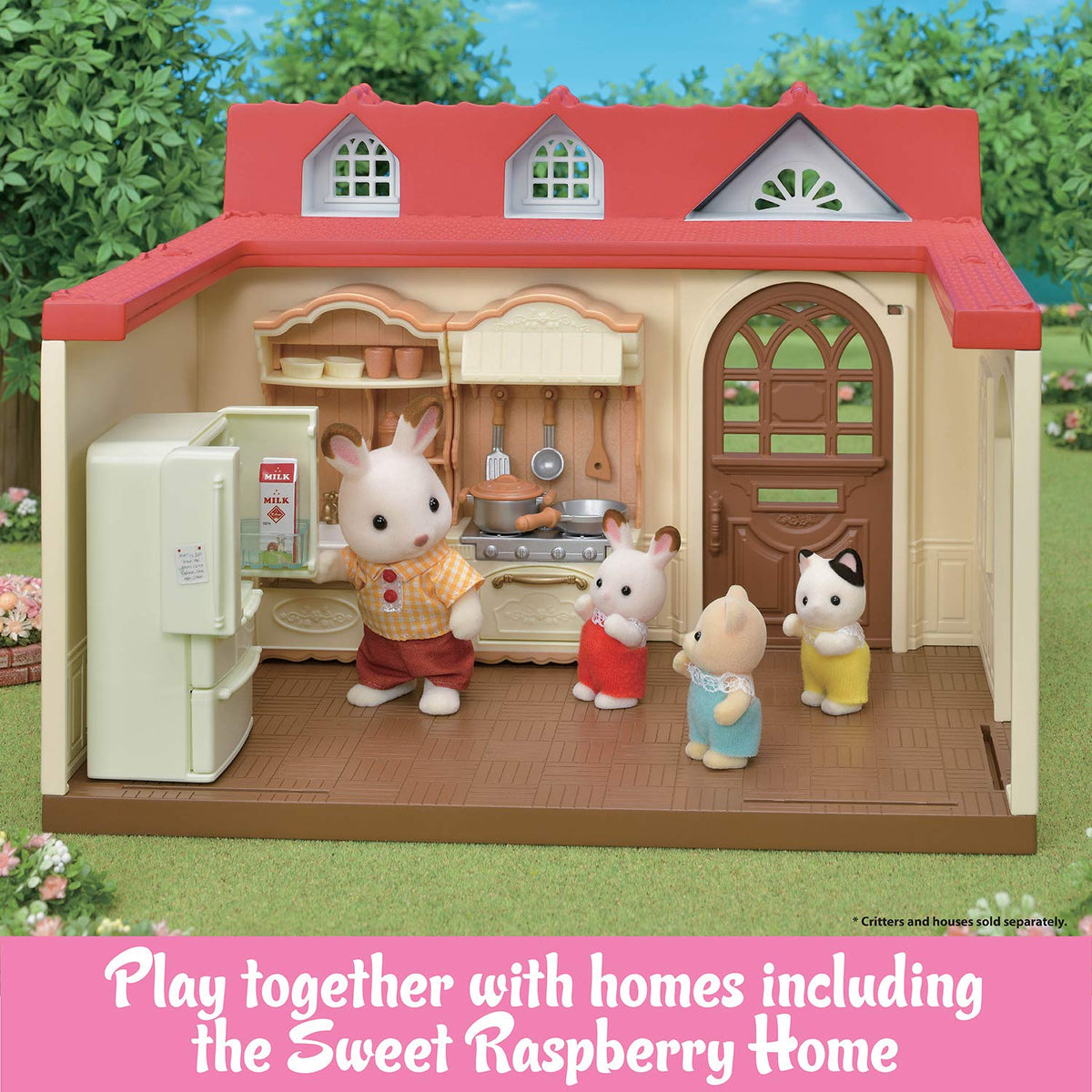 Calico Critters Ice and Ice Scoop enhance cold-storage pretend play and dessert prep