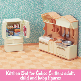 Calico Critters Kitchen Sink Unit for washing pretend dishes and utensils after meals