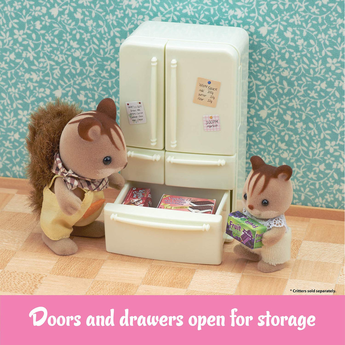 Calico Critters Kitchen Utensils set adds realistic tools for imaginative recipes