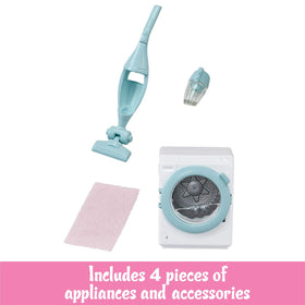 Calico Critters rotating drum water feature adds interactive pretend washing