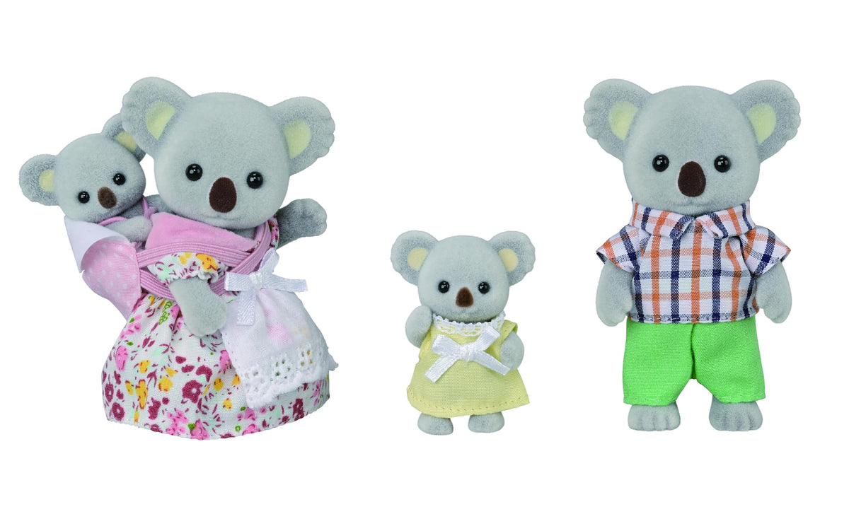 Calico Critters Outback Koala Family set with poseable figures for imaginative play