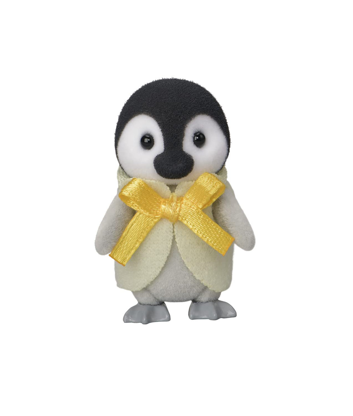 Calico Critters removable clothing on figures for mix-and-match outfits.