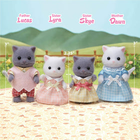 Calico Critters Persian Cat Father Lucas figure ready for family storytelling.