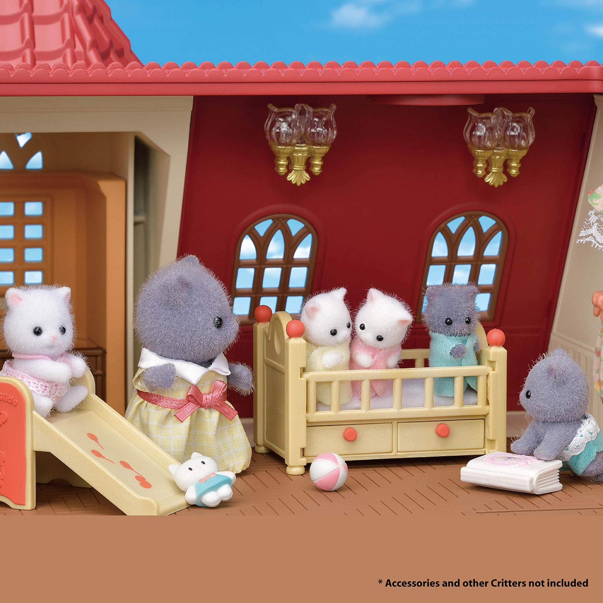 Calico Critters Persian Cat Sister Skye figure invites science-inspired adventures.
