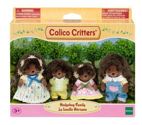Calico Critters Pickleweeds Hedgehog Family figures with removable clothes for easy styling