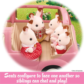 Calico Critters roof rack converts to hopscotch for outdoor play.