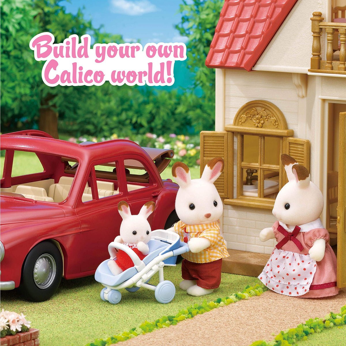 Realistic rotating steering wheel enhances pretend driving play.