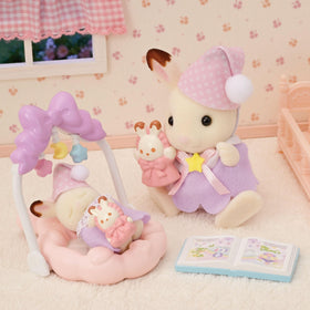 Calico Critters Sleepy Dream Siblings cradled baby ready for gentle lullaby role-play