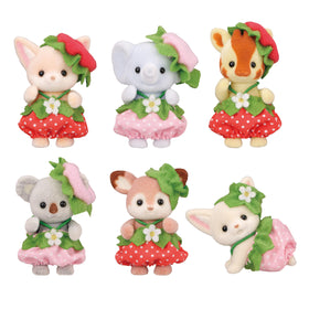 Calico Critters Very Berry Babies surprise figure; perfect for imaginative pretend play.