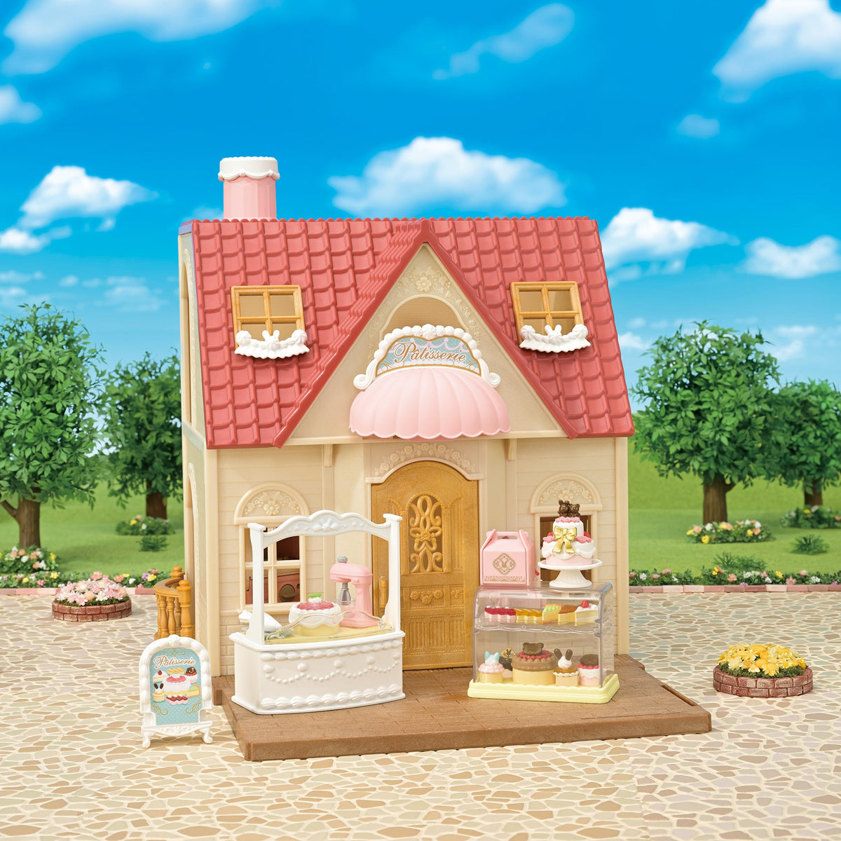 Calico Critters Village Cake Shop conversion idea boosts imaginative play sessions