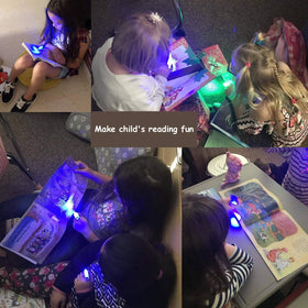 CALIFORNIA CADE ELECTRONIC finger lights include batteries for immediate use.