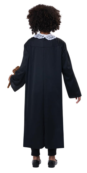 California Costumes Judge Costume girl’s lace collar detail offers comfortable styling.